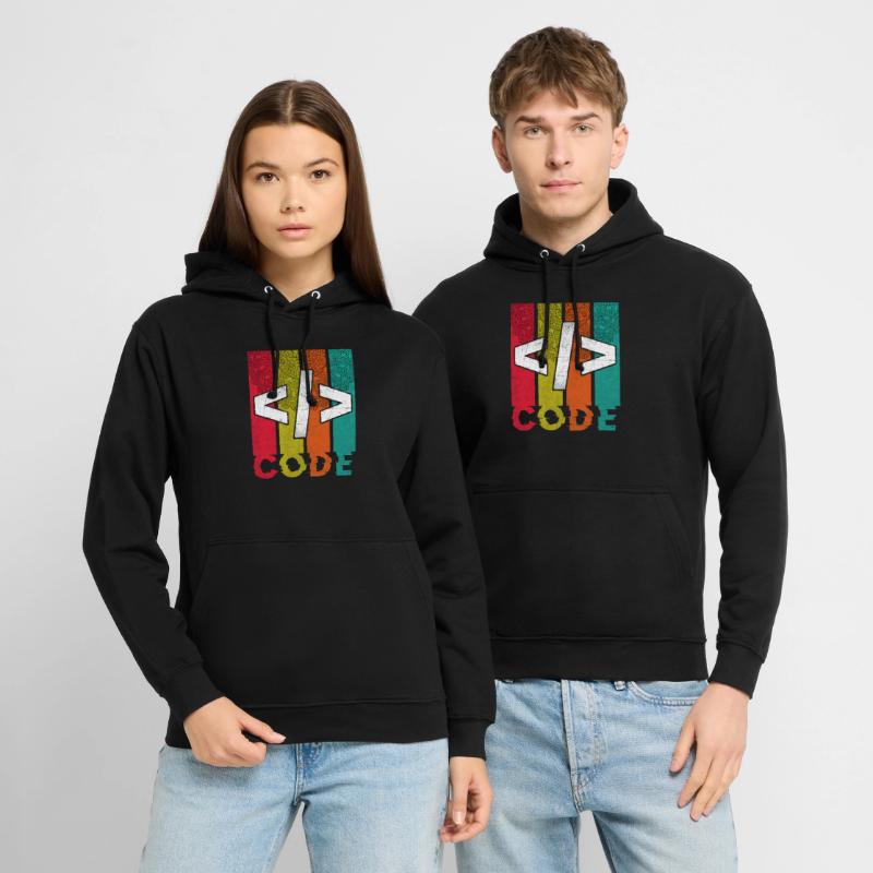 Conception du code Sweat-shirt à capuche unisexe