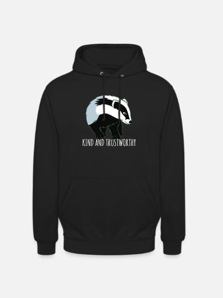 Badger Kind And Trustworthy - Unisex Hoodie - black