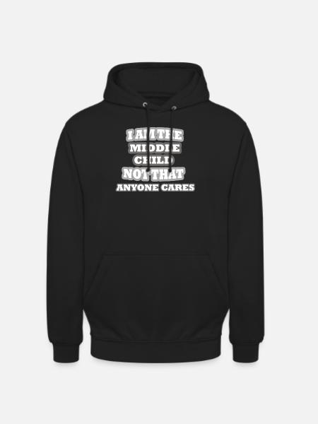 Frères et soeurs - Sweat-shirt à capuche unisexe - noir