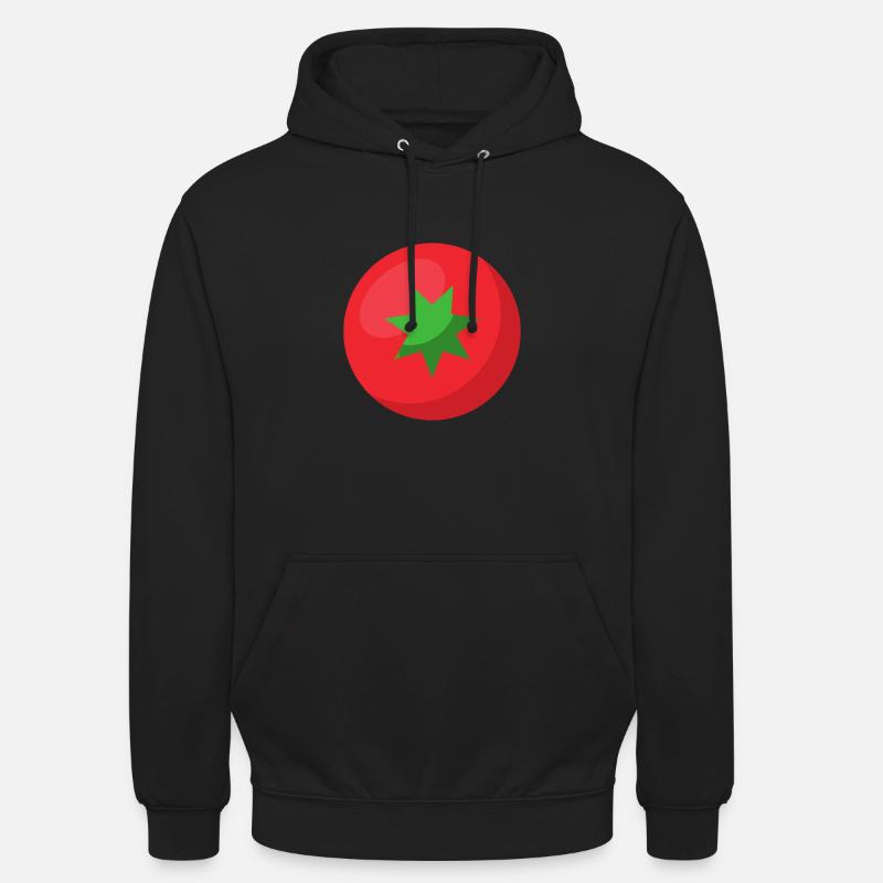 tomate - Sweat-shirt à capuche unisexe - noir
