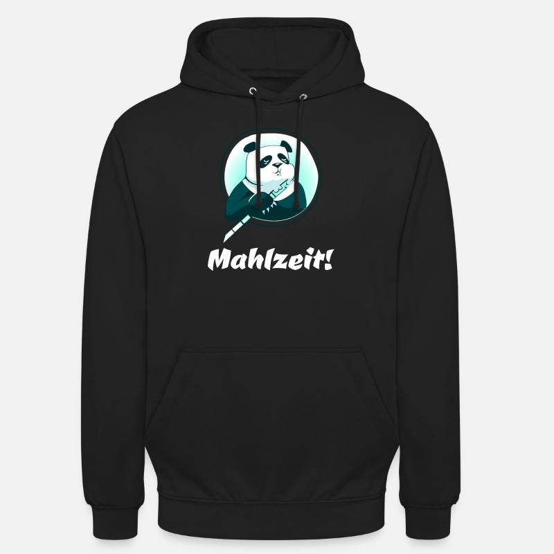 Mahlzeit! - Unisex Hoodie - Schwarz