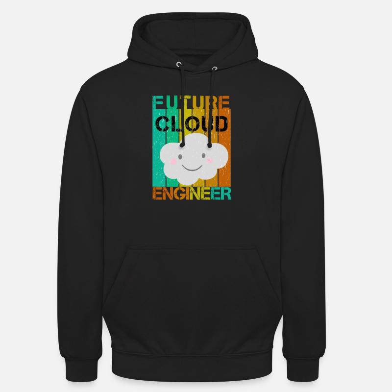 FUTUR INGÉNIEUR CLOUD - Sweat-shirt à capuche unisexe - noir