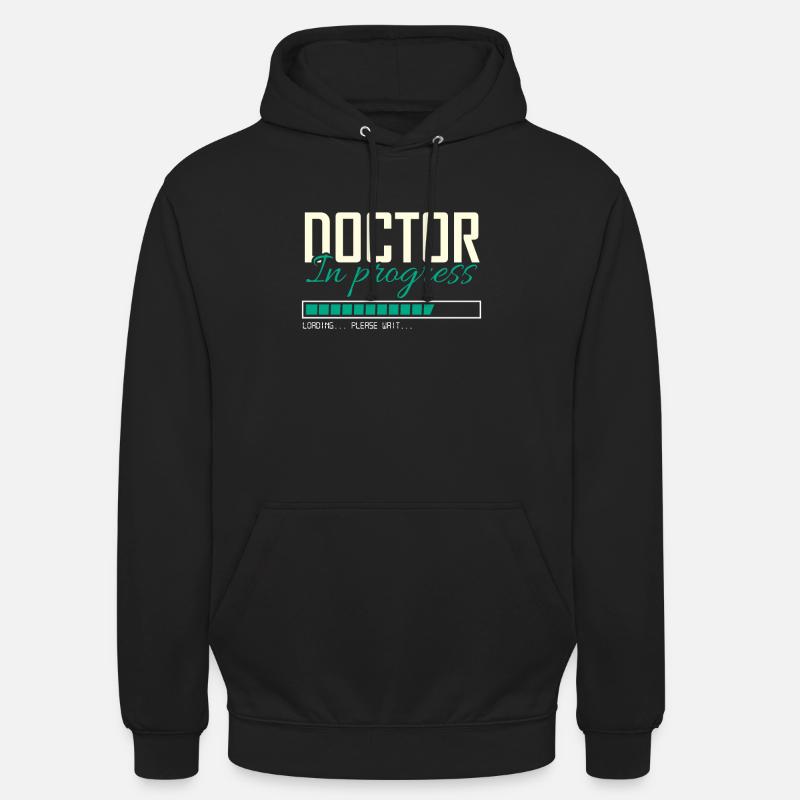 Doktor in Arbeit - Unisex Hoodie - Schwarz