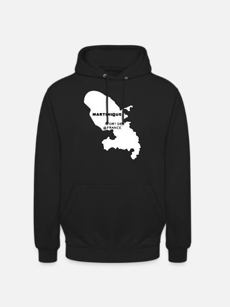 Martinique - Unisex Hoodie - Schwarz