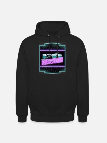 swimming trunks athlete triathlete - Unisex Hoodie - black