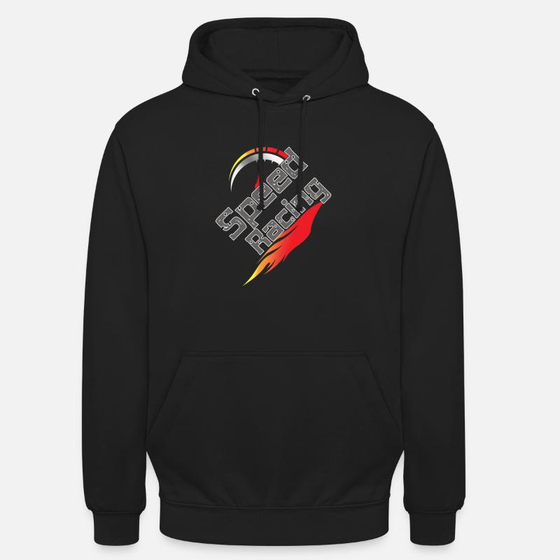 Course de vitesse - Sweat-shirt à capuche unisexe - noir