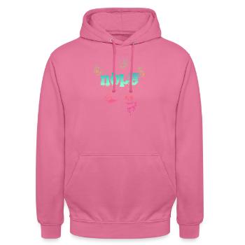 Nope - Einfach mal Nein sagen! - Unisex Hoodie - Pink - Vorne - Alina (178cm) & Michal (187cm)
