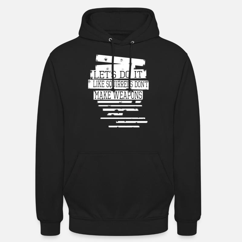 birthday statement hippy disarmament cool - Unisex Hoodie - Schwarz