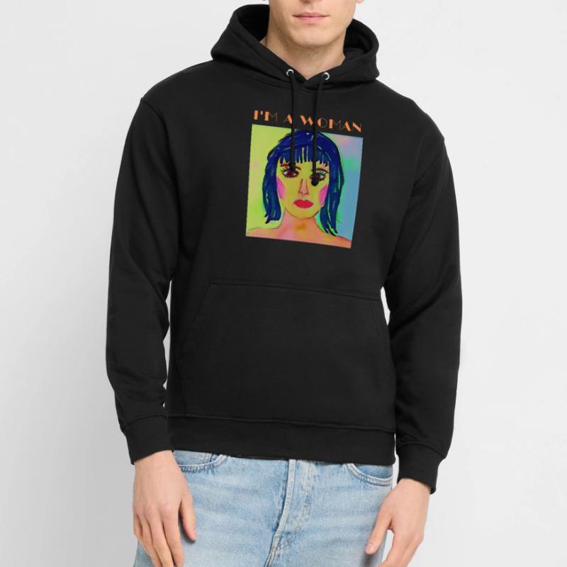 Ich bin eine Frau, cis oder trans, was auch immer Unisex Hoodie
