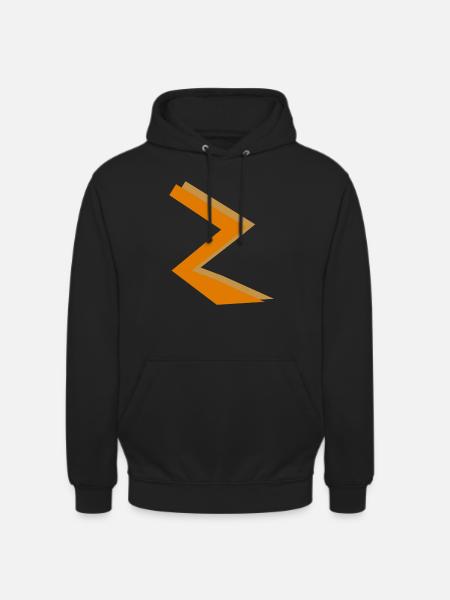 ZickZack2 - Unisex Hoodie - Schwarz