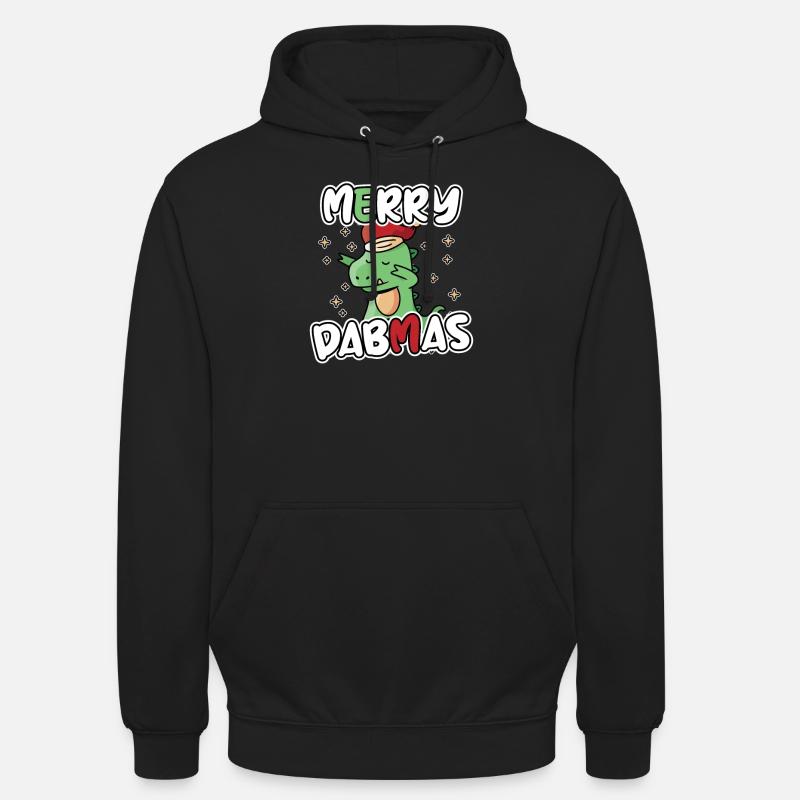 Dabbing Dino Dab Noël - Sweat-shirt à capuche unisexe - noir