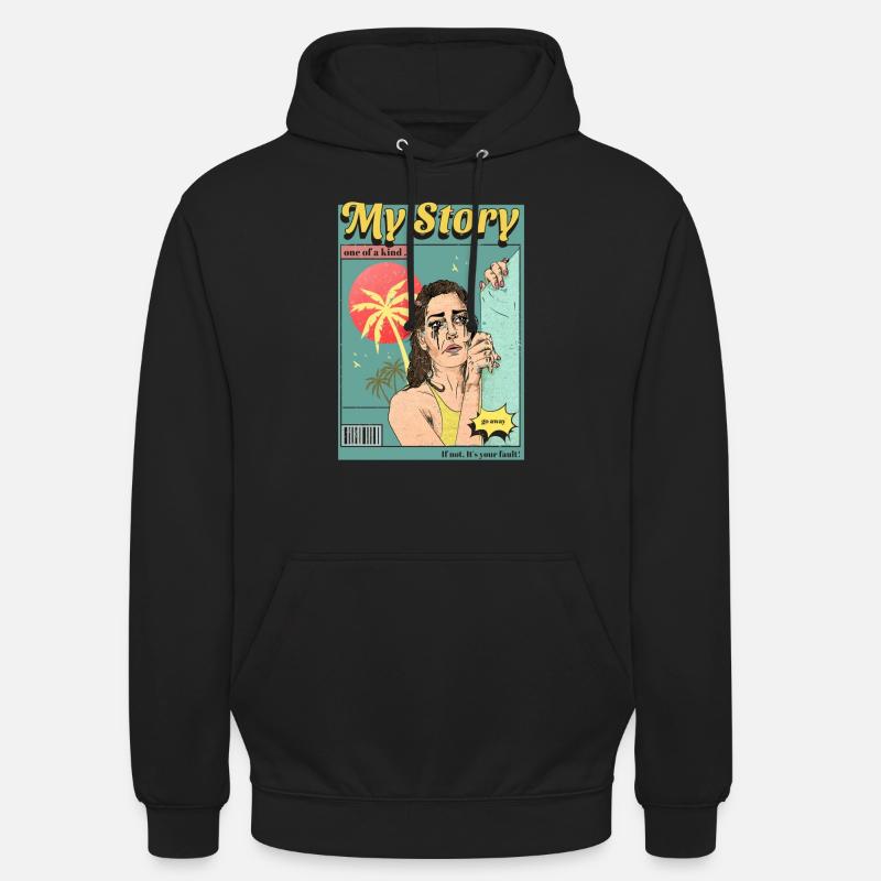 Comic Buch - Unisex Hoodie - Schwarz