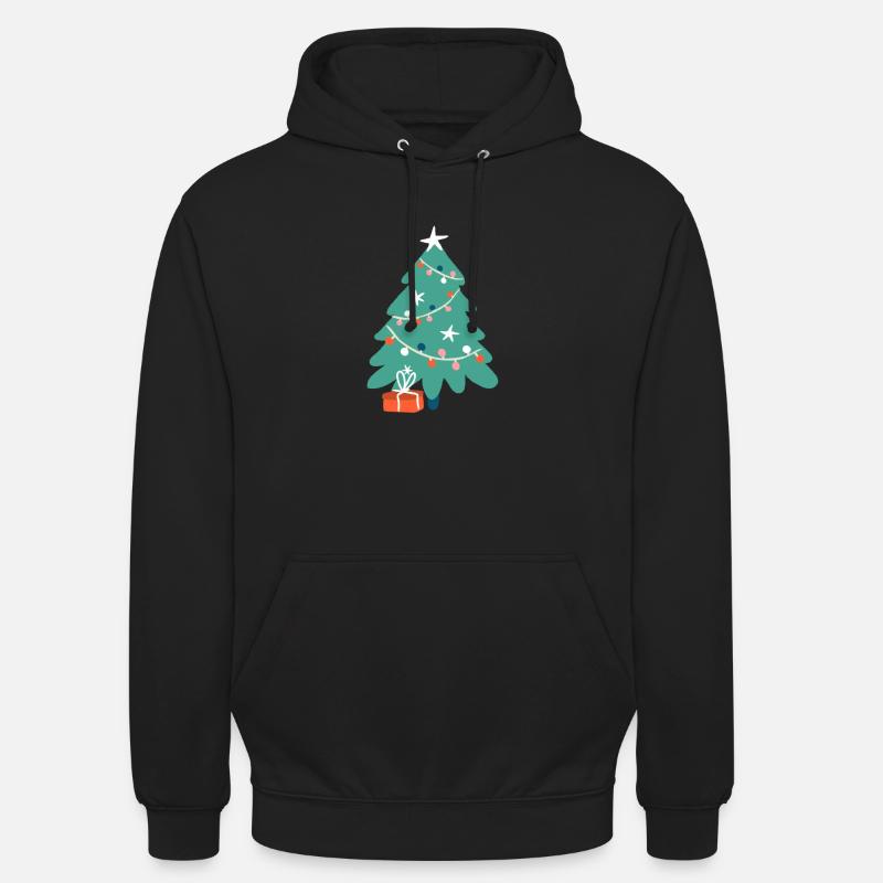 Weihnachtsbaum Tannenbaum Weihnachtsgeschenk - Unisex Hoodie - Schwarz