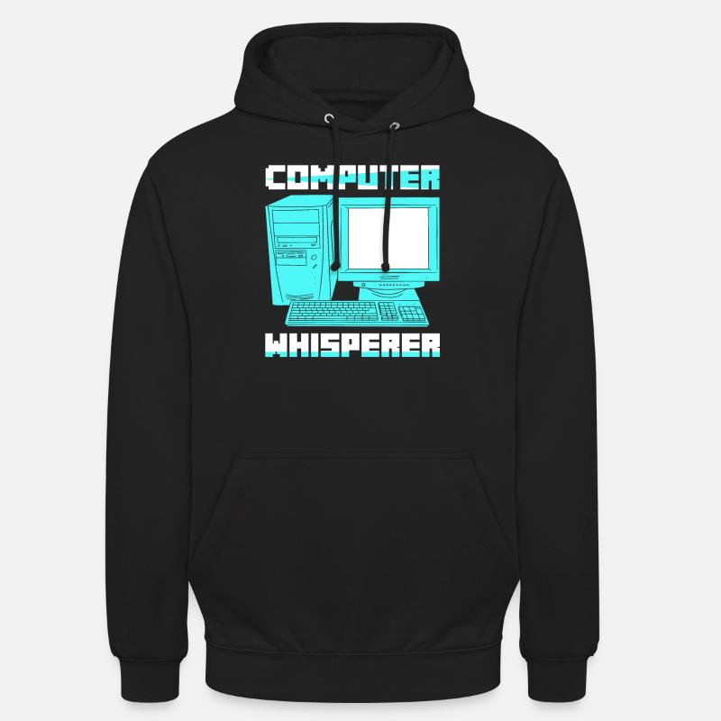 Computer Whisperer Software Coding - Unisex Hoodie - Schwarz