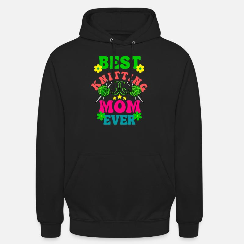Beste Strickmutter aller Zeiten - Unisex Hoodie - Schwarz