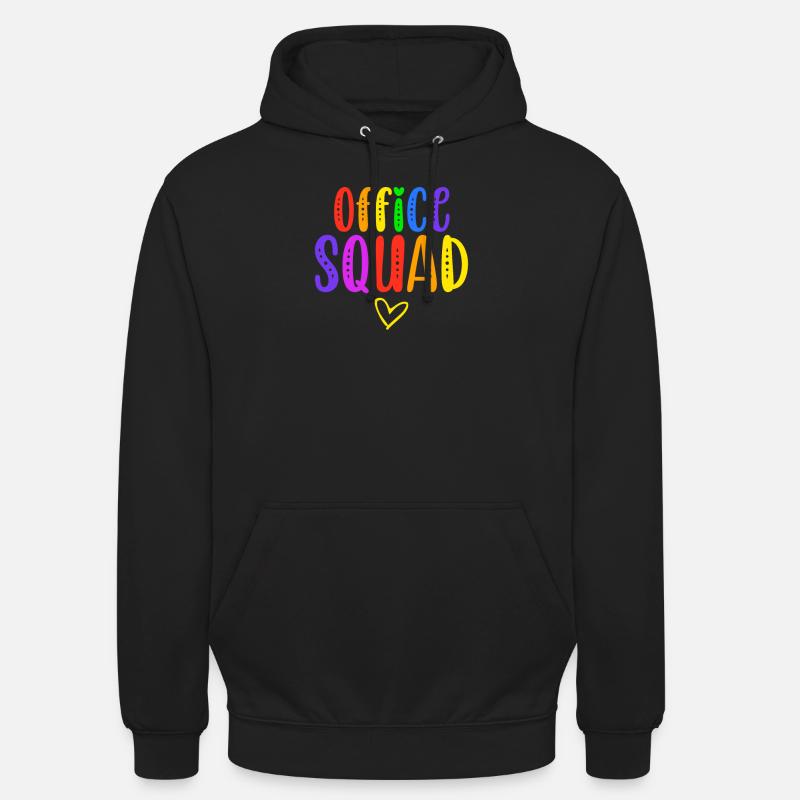 Office Squad Verwaltungsassistent Geschenkeschule - Unisex Hoodie - Schwarz