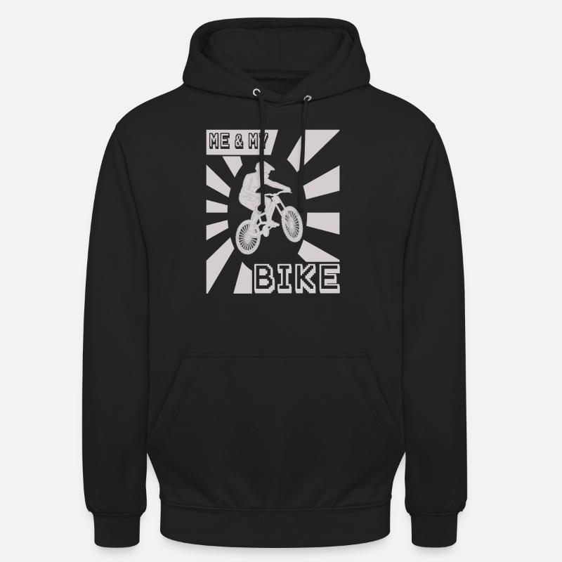 Moi et mon VTT - Sweat-shirt à capuche unisexe - noir