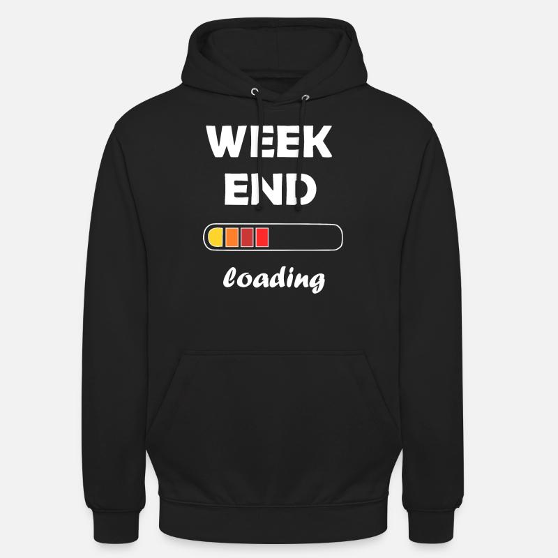 weekend loading - Unisex Hoodie - black