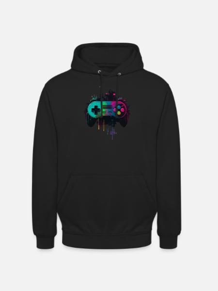 Retro Console - Unisex Hoodie - black