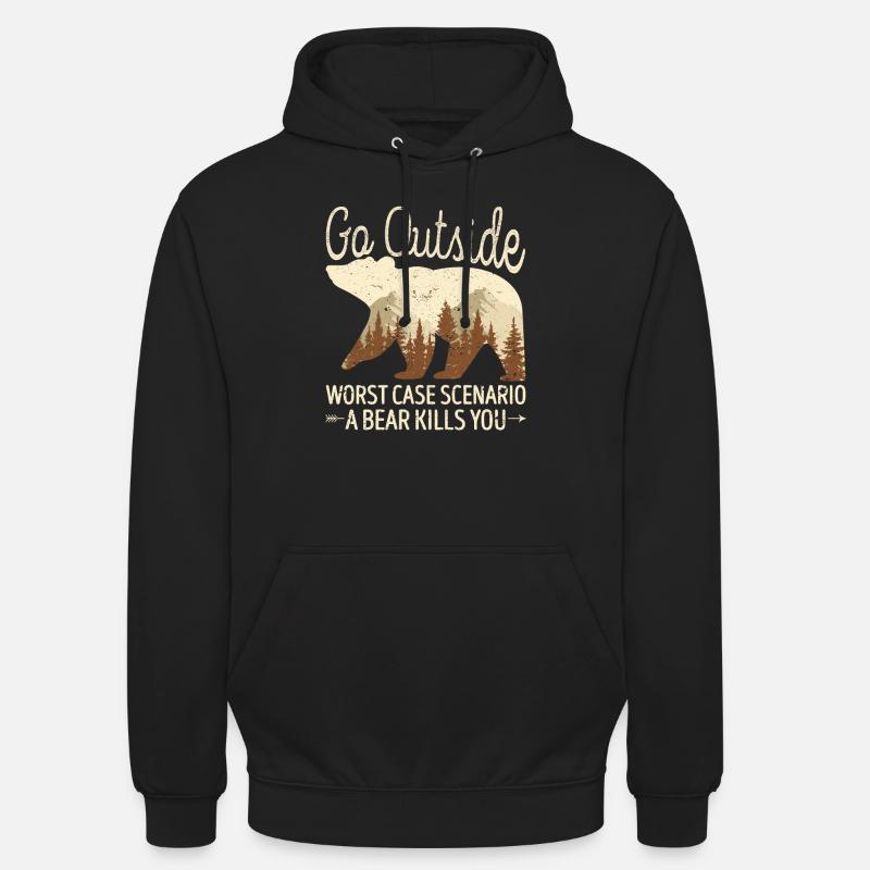 Bring a compass It's embarrassing - Unisex Hoodie - black