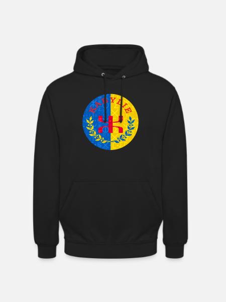 Kabylie flag - Tifinagh script - Unisex Hoodie - black
