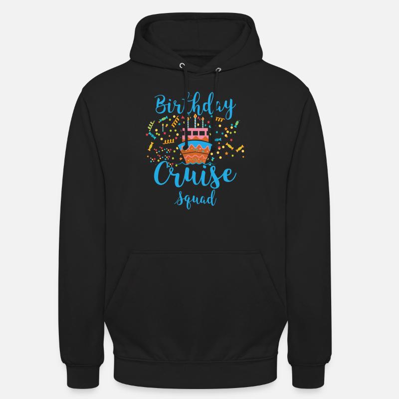 Croisière cadeau d’anniversaire - Sweat-shirt à capuche unisexe - noir