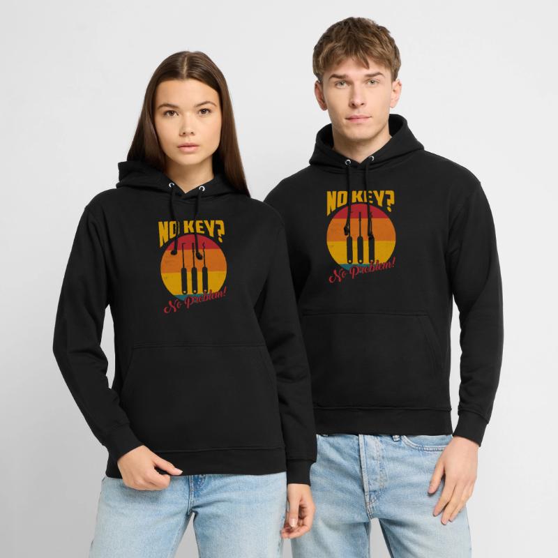 No Key? No Problem! Locksmith Lockpicker Unisex Hoodie