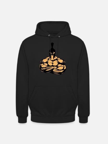 Strong Spartan - Unisex Hoodie - black