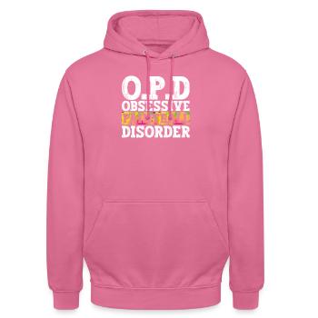 Zwanghafte Paintball-Störung Paintballer Team - Unisex Hoodie - Pink - Vorne - Alina (178cm) & Michal (187cm)