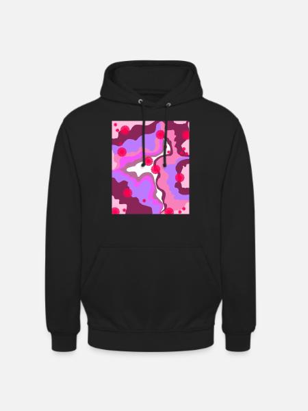 Retro print - Unisex Hoodie - black