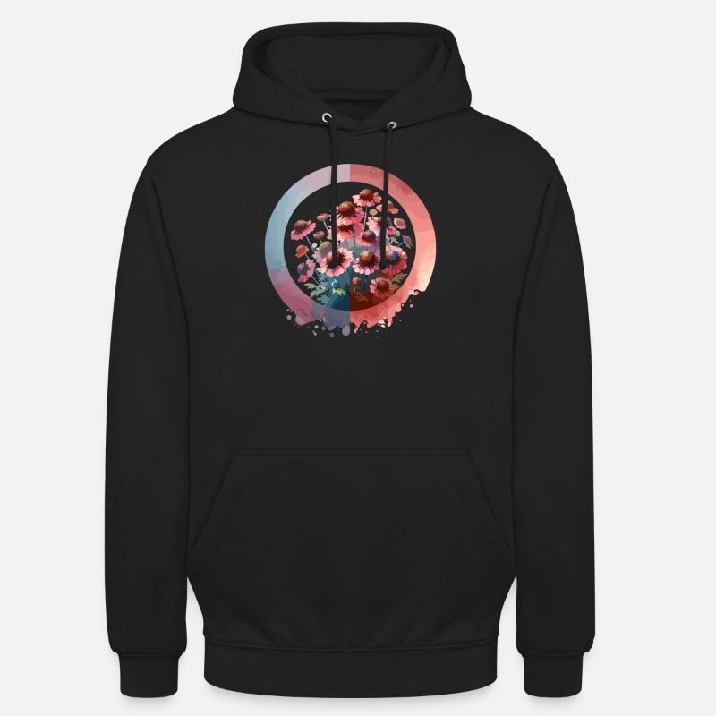Helenium Drawn - Unisex Hoodie - black
