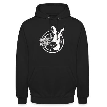 Le pire âne - Sweat-shirt à capuche unisexe - noir - Devant - Alina (178cm) & Michal (187cm)