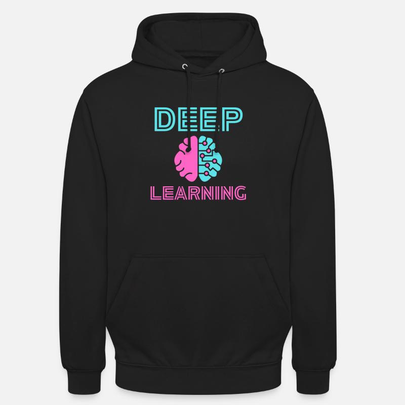 Deep Learning AI Neural Networks AI Data Scientist - Unisex Hoodie - black