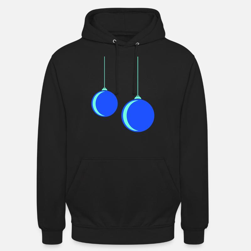 Weihnachtskugel - Unisex Hoodie - Schwarz