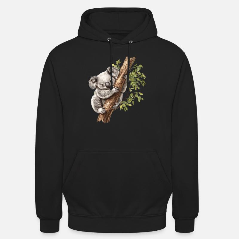 Koalabär, Koala in Australien - Unisex Hoodie - Schwarz