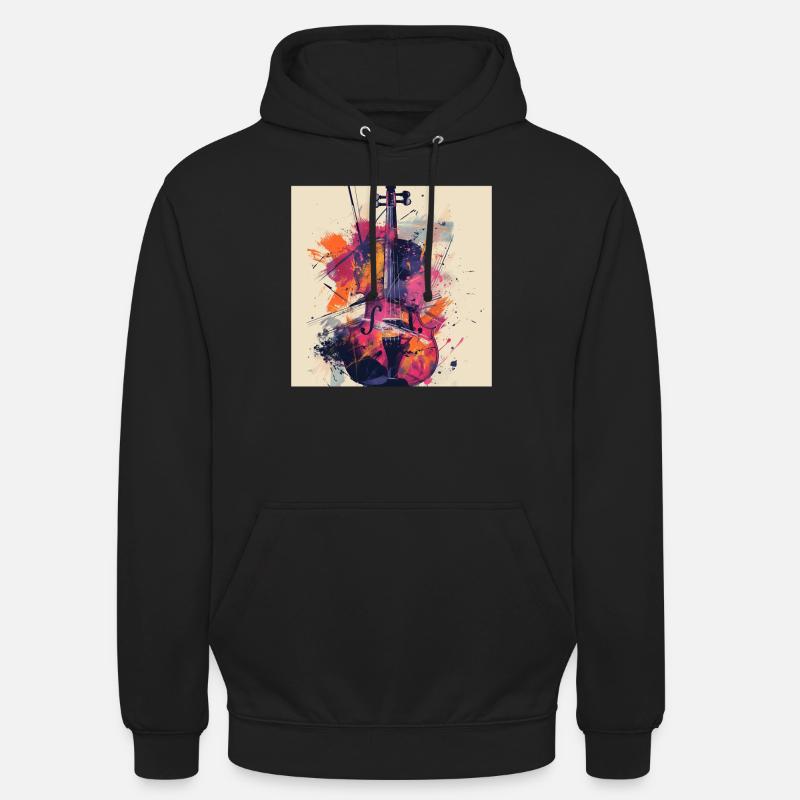 Violine - Unisex Hoodie - Schwarz