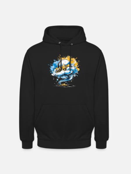 THE BUBBLE AND A WHIRLWIND - Unisex Hoodie - black