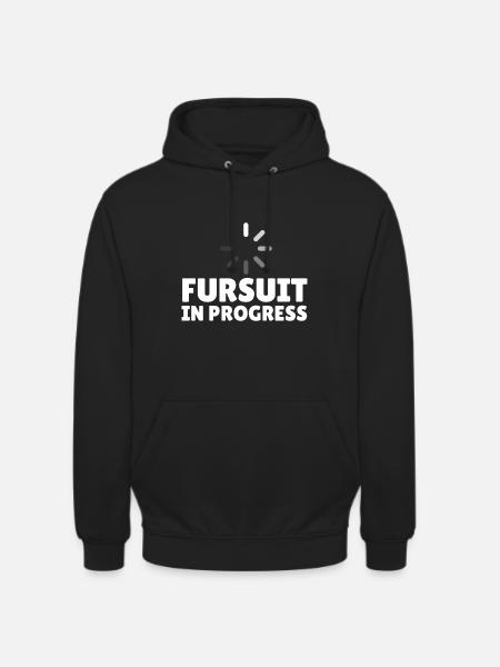 Fursuit In Progress - Unisex Hoodie - Schwarz