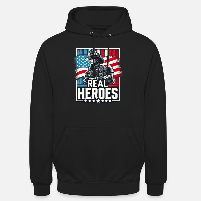 LAUFFEUER - Unisex Hoodie - Schwarz