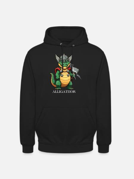 Alligathor - Unisex Hoodie - black