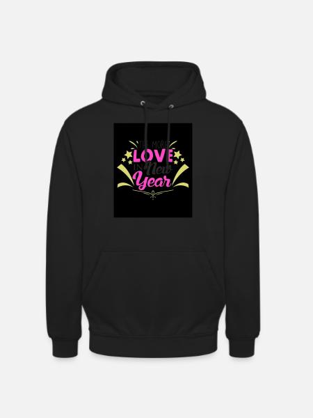 Nouvel An 6 - Sweat-shirt à capuche unisexe - noir