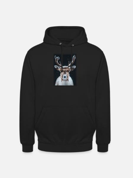 Renne Renne - Sweat-shirt à capuche unisexe - noir
