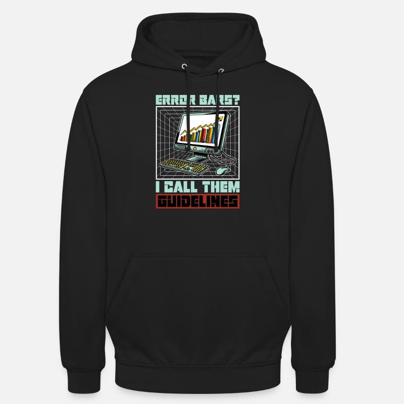 Statistician Error Bars I Call Them Data Analysis Unisex Hoodie