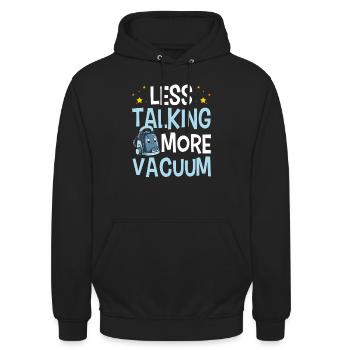 Nettoyant Lover Cleaner - Sweat-shirt à capuche unisexe - noir - Devant - Alina (178cm) & Michal (187cm)
