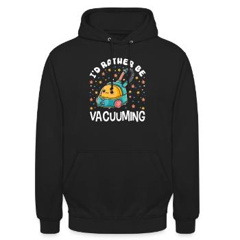 Nettoyant Lover Cleaner - Sweat-shirt à capuche unisexe - noir - Devant - Alina (178cm) & Michal (187cm)