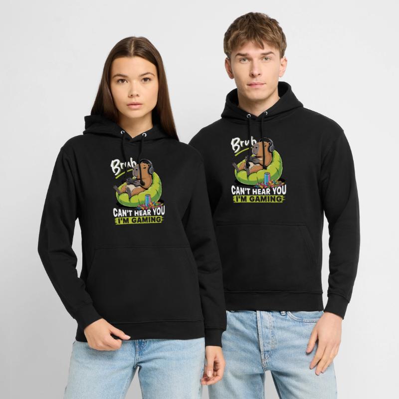 Capybara Gamer Gaming Sweat-shirt à capuche unisexe