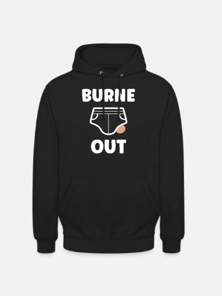 Slip - Sweat-shirt à capuche unisexe - noir