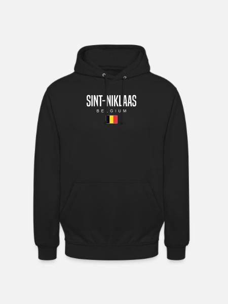 Sint-Niklaas, Belgium - Unisex Hoodie - black