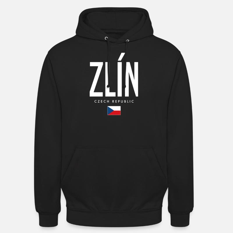 Zlin Tschechien - Unisex Hoodie - Schwarz