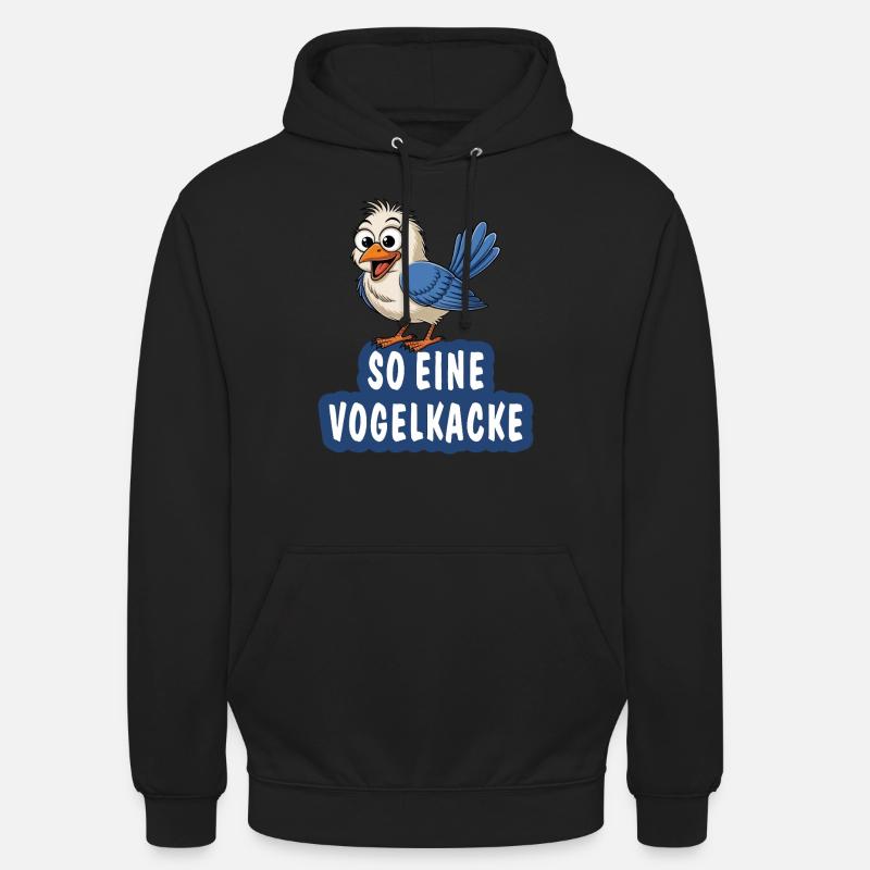 UN TEL CACA D’OISEAU - Sweat-shirt à capuche unisexe - noir